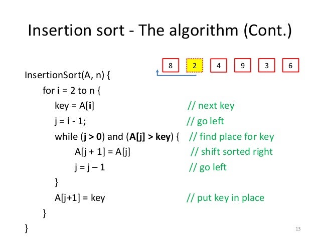 Algorithms - "Chapter 2 getting started"