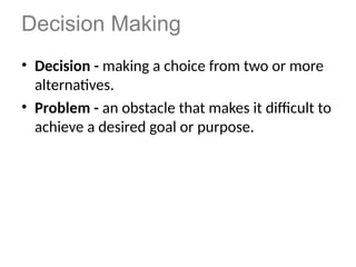 More Decisions Comprehensive Guide to Managerial Decision Making Processes and ...