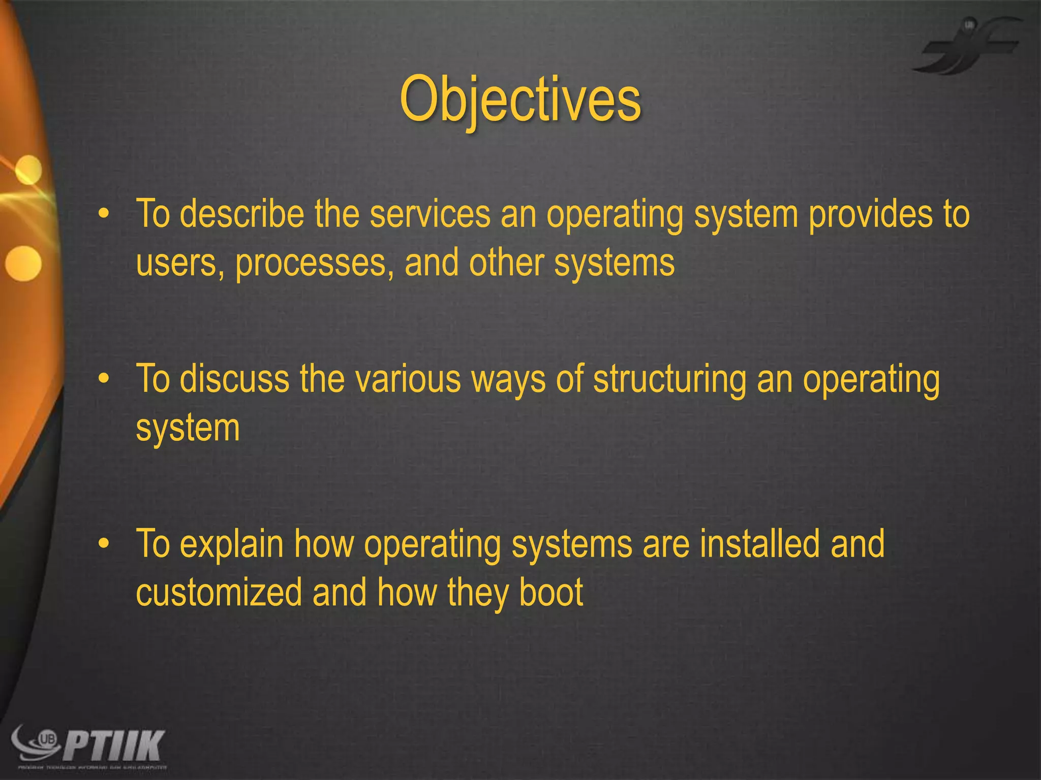 Ch2 operating-system structures | PDF