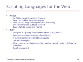 Programming Languages Chapter 2 - History of Languages | PPT