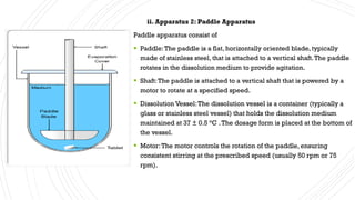 Paddle Dose Quality control of solid dosage forms pharm d | PDF