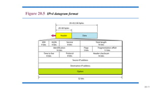 20.11
Figure 20.5 IPv4 datagram format
 