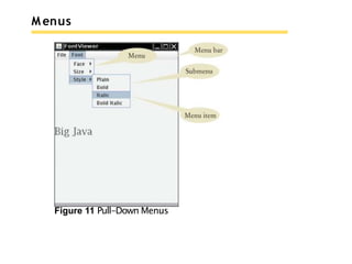 M enus
Figure 11 Pull-Down Menus
 