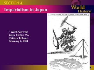 SECTION 4 Imperialism in Japan A Hard Feat with Those Clothes On ,  Chicago Tribune , February 6, 1904 