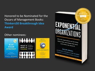 Honored	
  to	
  be	
  Nominated	
  for	
  the	
  
Oscars	
  of	
  Management	
  Books:	
  	
  
Thinkers50	
  Breakthrough	
  Idea	
  
Award	
  	
  
	
  
Other	
  nominees:	
  	
  
 