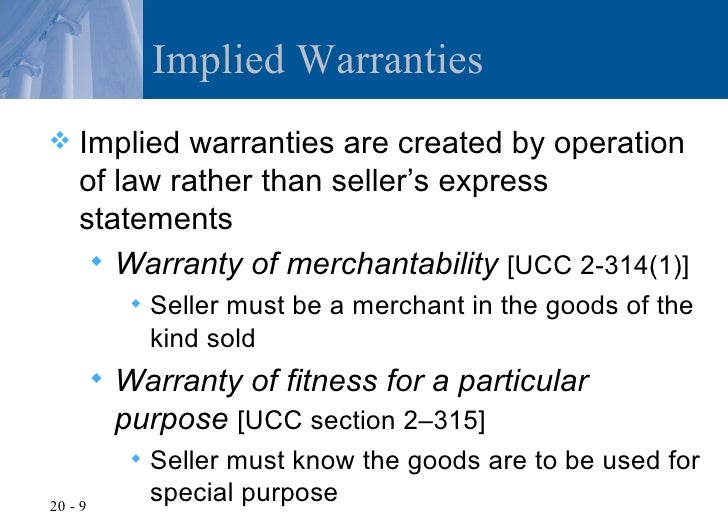 Chapter 20 Product Liability