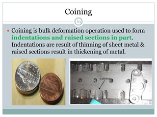 Coining Process. Examples sheet metal working | PPT
