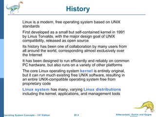 Ch20 the linux systems | PPT