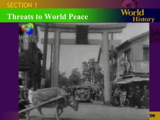 SECTION 1 Threats to World Peace 