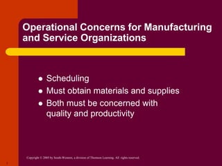 Chapter 21 Operations and Service Management | PPTX