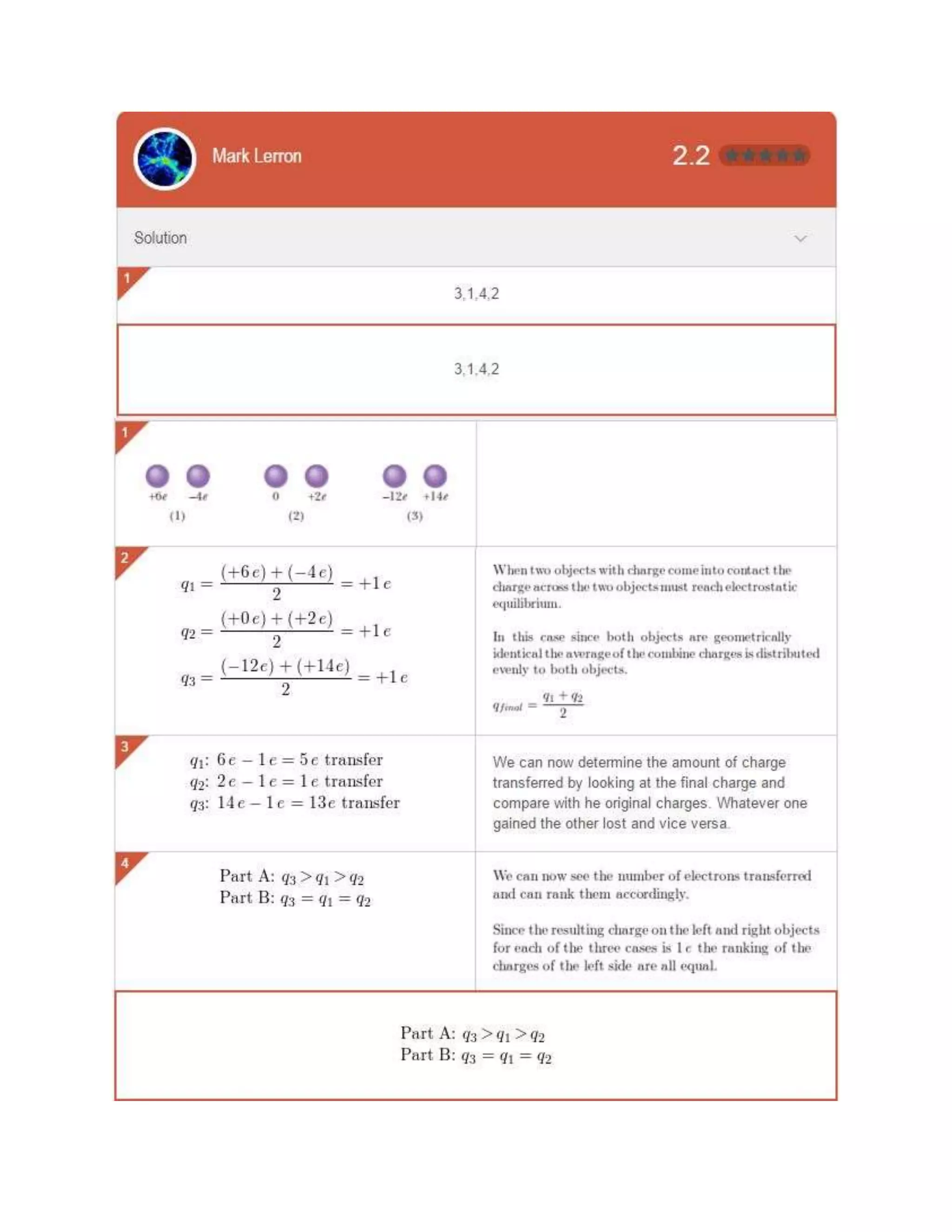 Ch 21 question solution of fundamental of physics 8th edition by HRW