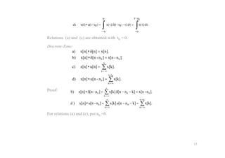 Linear System Properties For Discrete System.pdf LINEAR SYSTEMS | PDF