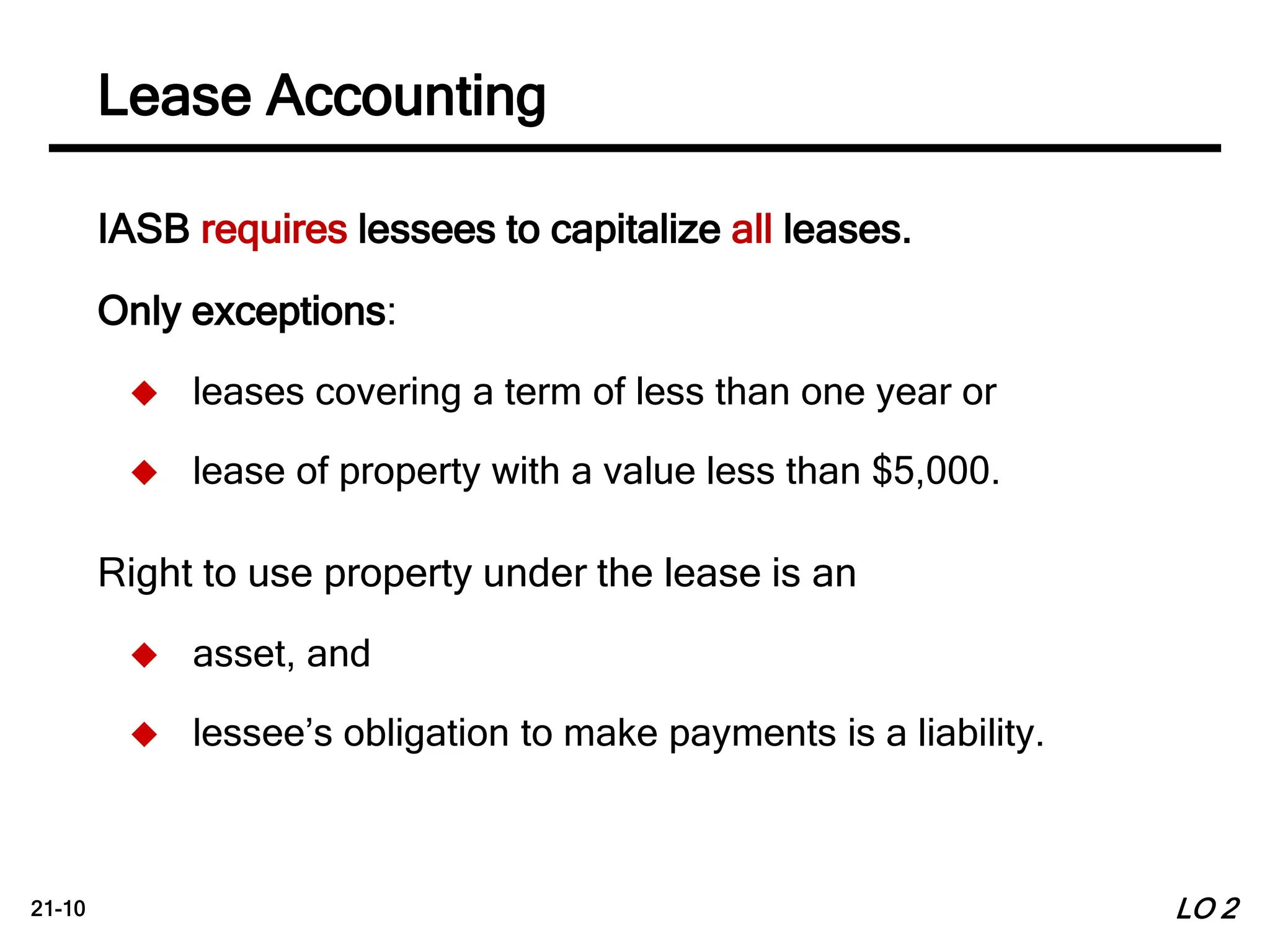 Accounting Less Intermediate Accounting: Accounting for Lease | PPTX