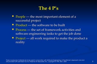 Software Engineering: A Practitioner's Approach, 6/e Part 4Ch21.ppt