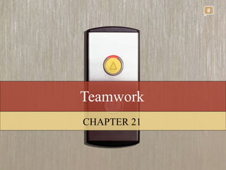Teamwork CHAPTER 21 0 