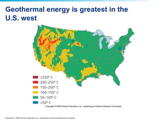 Geothermal energy is greatest in the U.S. west 