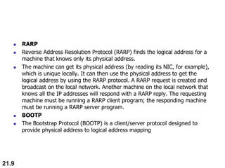 Ch21 network layer final | PPT