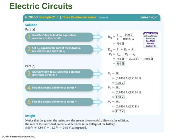 ch_21_PPT_lecture for physics resitor in series and parallel circuit | PPT