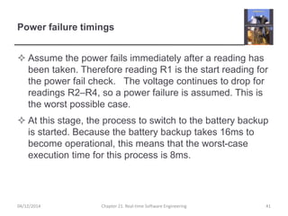 Power R Failur Image Ch21 real time software engineering | PPTX