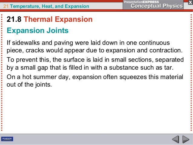 Ch21 Temperature Heat And Expansion