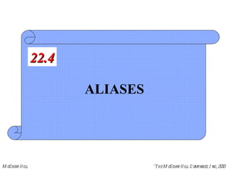 ALIASES 22.4