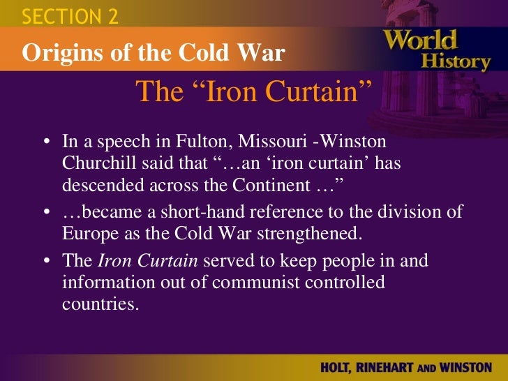 Ch 22 2 Origins Of The Cold War