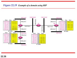 22.36
Figure 22.19 Example of a domain using RIP
 