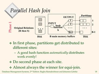 Parallel Database description in database management | PPT