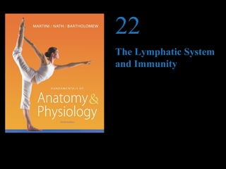 © 2012 Pearson Education, Inc.
PowerPoint®
Lecture Presentations prepared by
Jason LaPres
Lone Star College—North Harris
22
The Lymphatic System
and Immunity
 