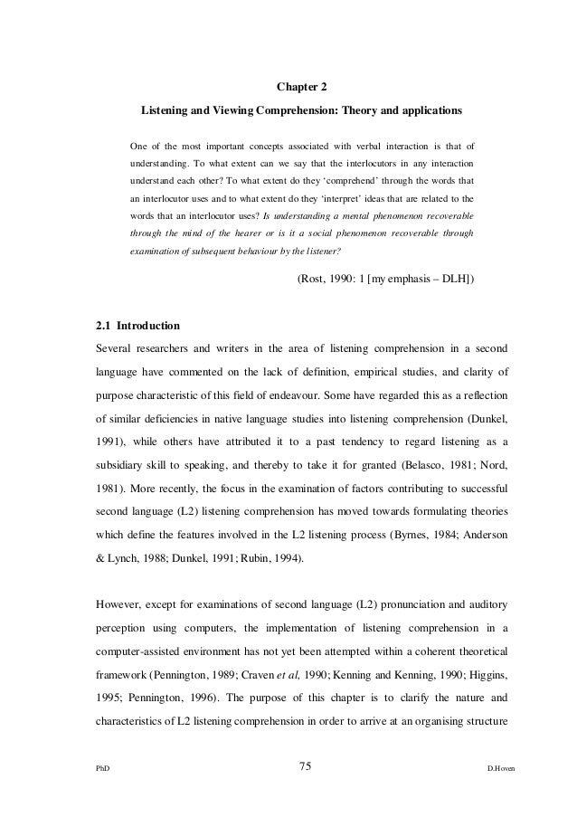 Listening for the Text On the Uses of the Past