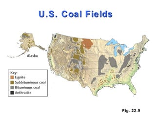 Fig. 22.9 U.S. Coal Fields 