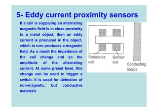 Sensors and transducers for an Embedded System | PDF