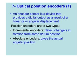 Sensors and transducers for an Embedded System | PPT