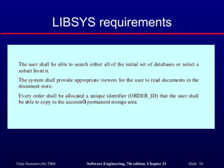 LIBSYS requirements 
