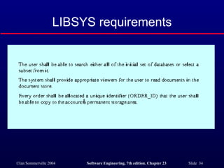 LIBSYS requirements 