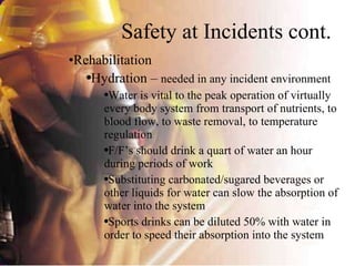 Absorbency Firefighter Ch23 firefighter survival | PPT