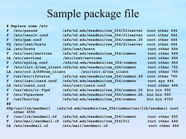 Ch23 system administration | PPT