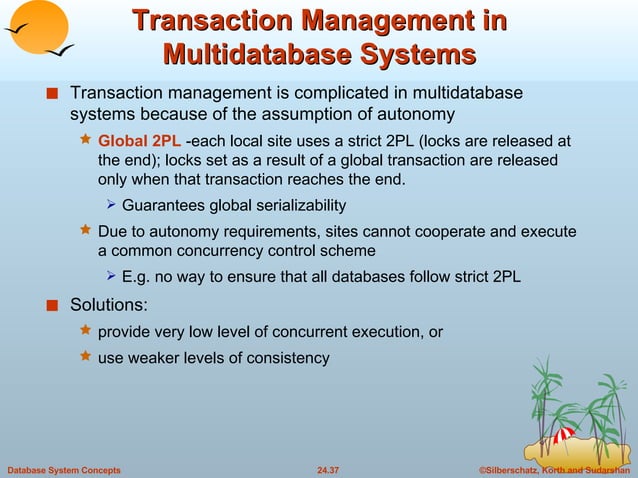 24. Advanced Transaction Processing in DBMS