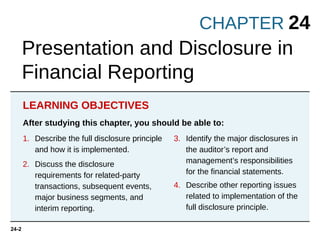Comprehensive Guide to Presentation and Disclosure in Financial ...