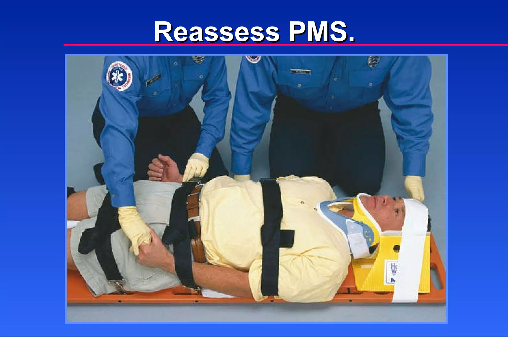 Reassess PMS. 