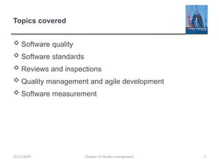 Comprehensive Guide to Software Quality Management and Standards | PPTX