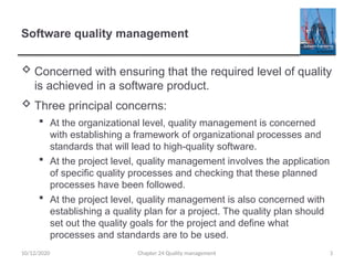 Comprehensive Guide to Software Quality Management and Standards | PPTX