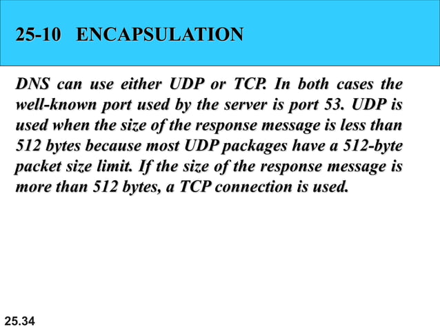 Transport and Application Layer : Domain Name System | PPT