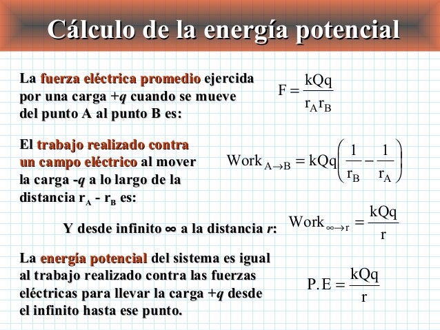potencial electricoe