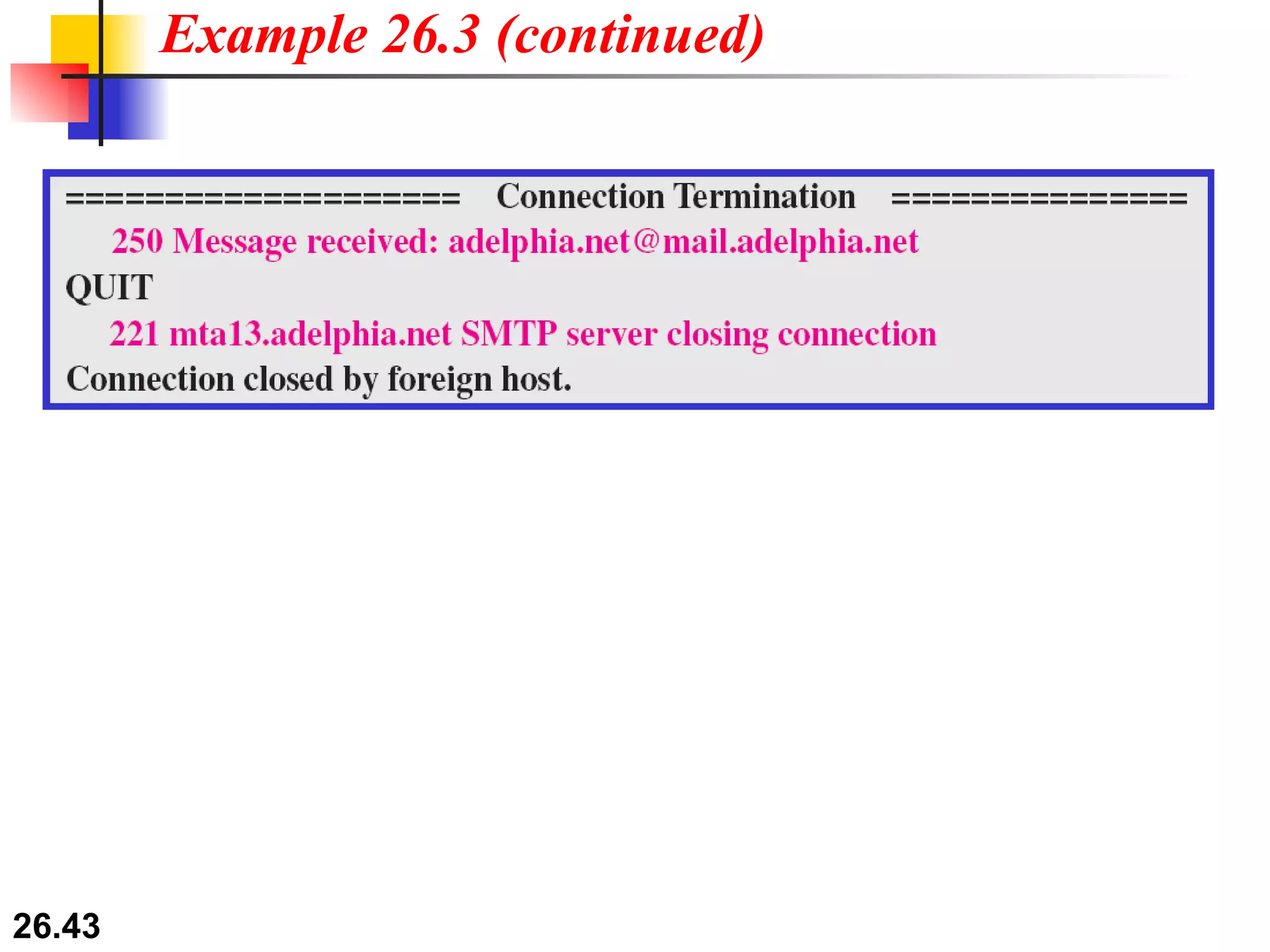 Example 26.3 (continued) 