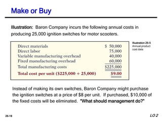 Chapter 26 Incremental Analysis and Capital Budgeting | PPTX