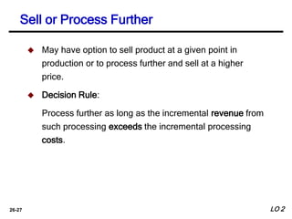 Chapter 26 Incremental Analysis and Capital Budgeting | PPTX