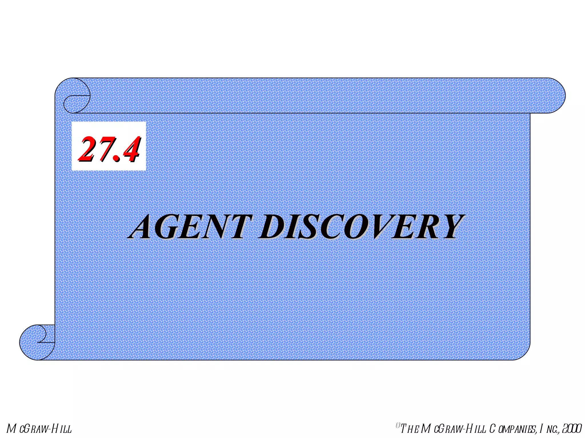 AGENT DISCOVERY 27.4 
