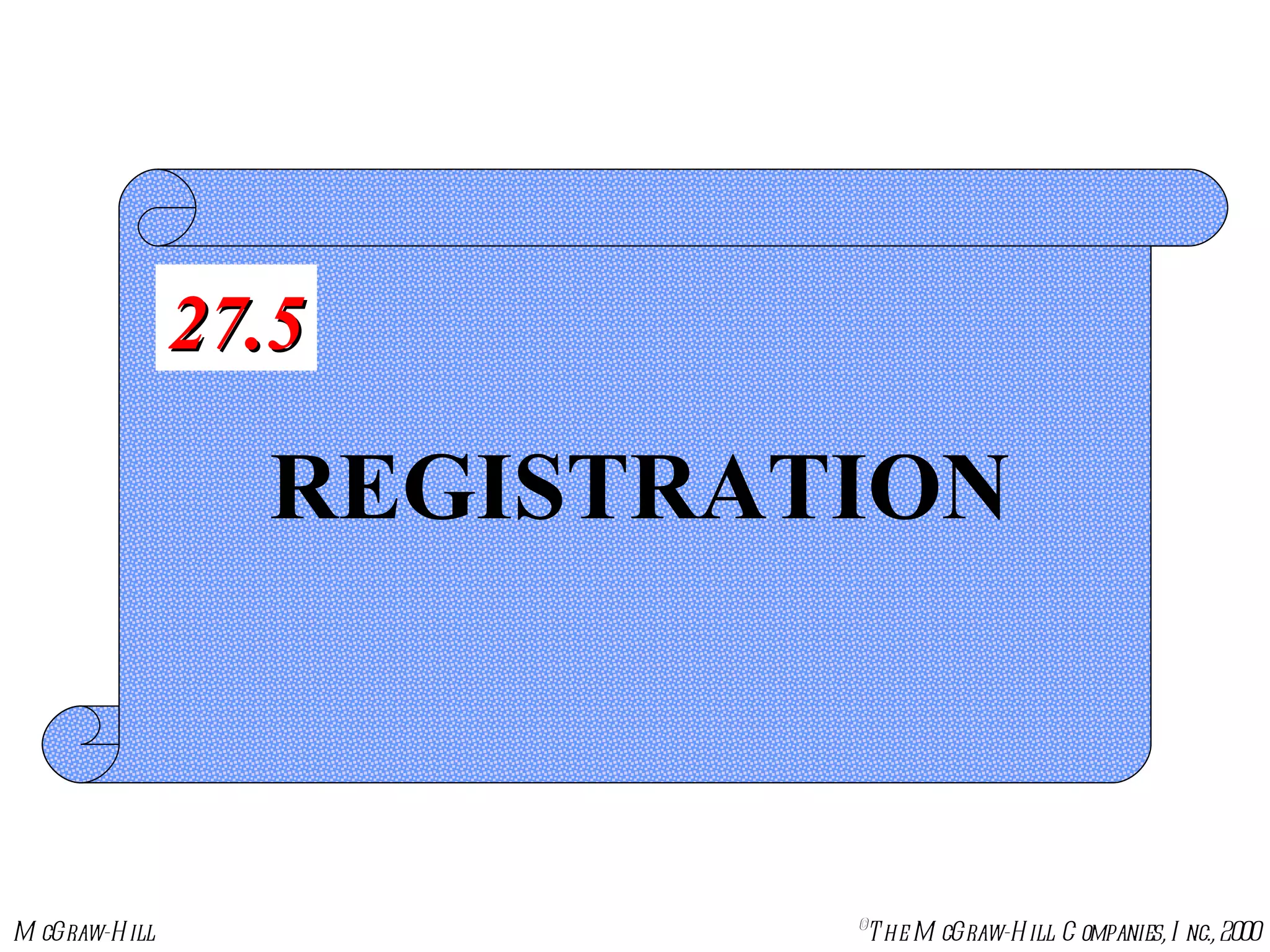 REGISTRATION 27.5 