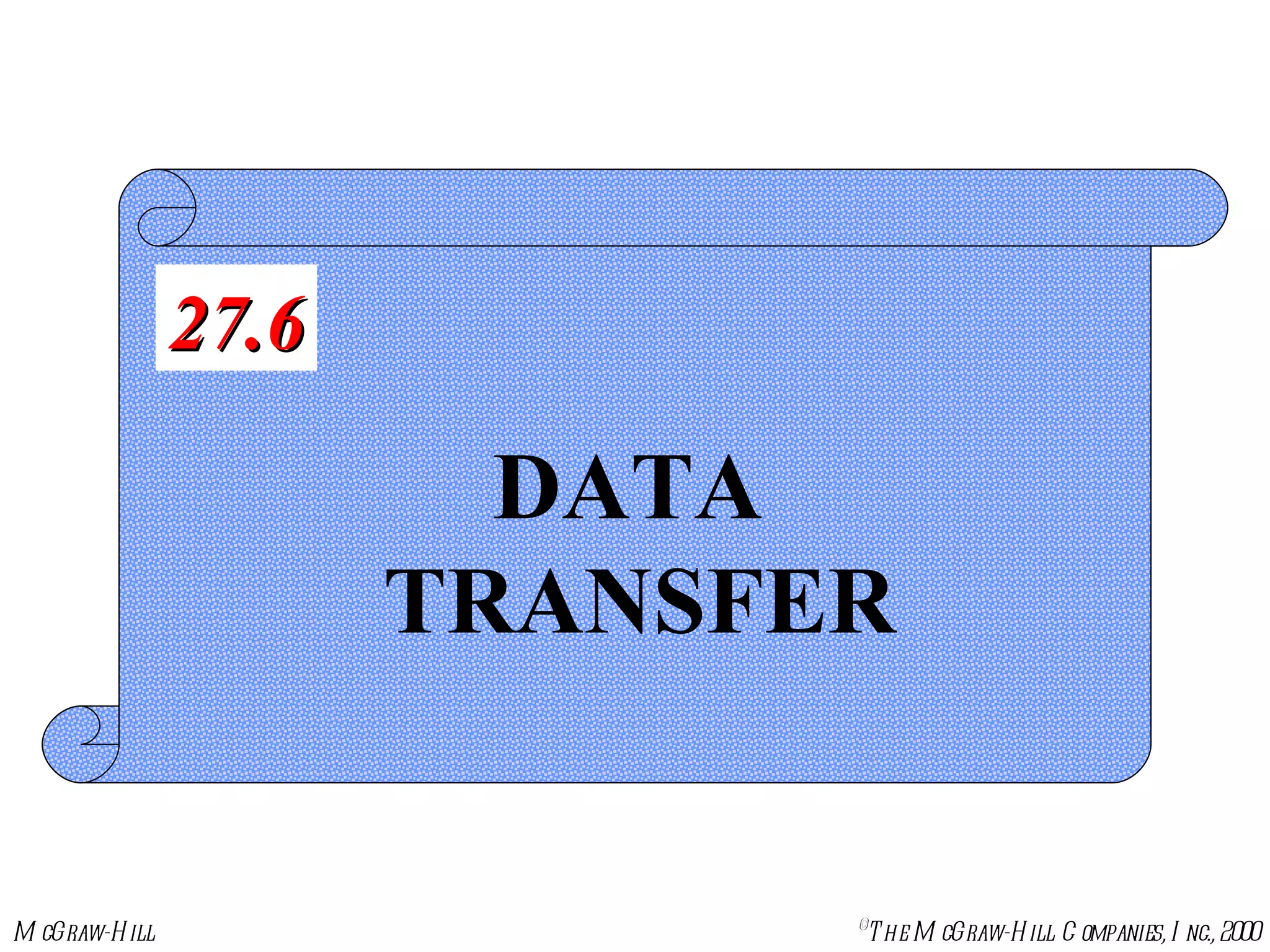 DATA  TRANSFER 27.6 